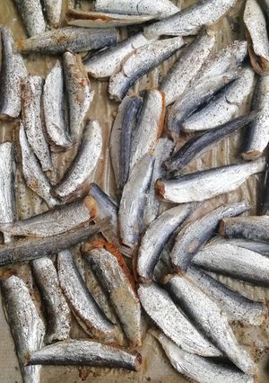 A picture of Baked sardine.