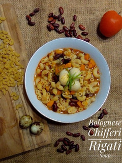 Foto resep Bolognese Chifferi Rigati Soup