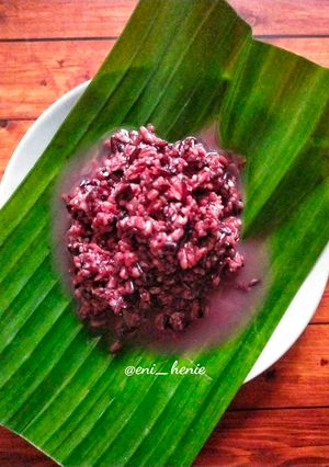 Foto resep 1009. Tape Ketan Mix Hitam+Putih ala Ibu (manis tanpa gula dan berair banyak)