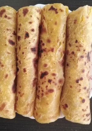 A picture of Pumpkin Chapati.