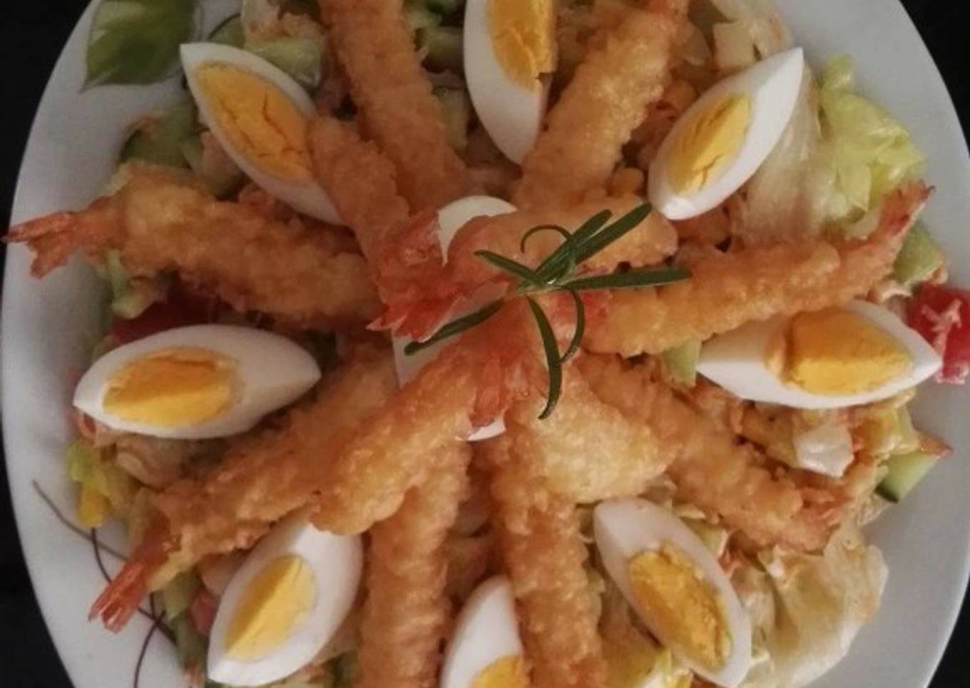 Salat Udang Crispy