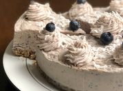 A picture of no bake blueberries cheesecake