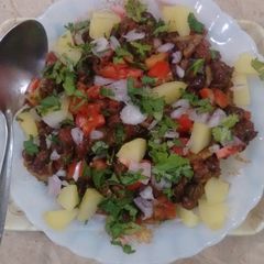 A picture of Kala ChanaChaat.