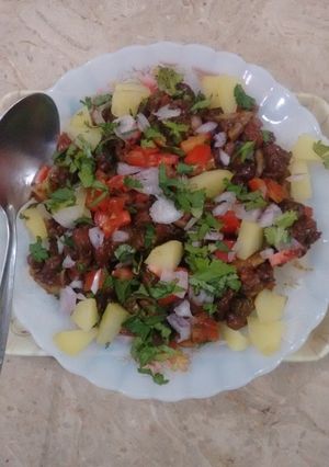 A picture of Kala ChanaChaat.