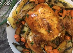 Foto resep Classic Roasted Rosemary Chicken - Ayam Panggang Oven Mudah