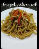 One pot pasta en wok