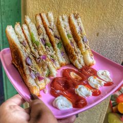 A picture of Chicken club sandwich.