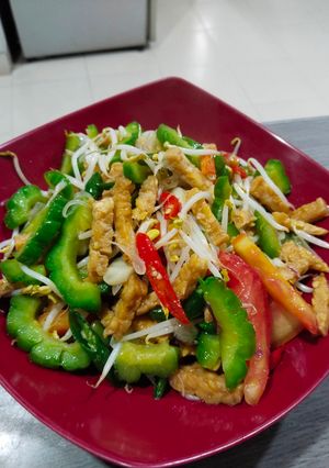 Foto resep Tumis pare&tempe