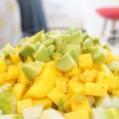 A picture of Tropical salad.