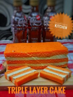 Foto resep Triple layer cake #ketofy #ketopad
