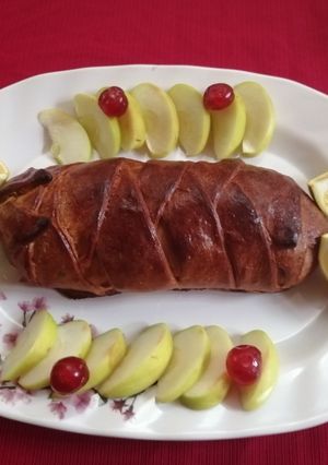 A picture of Double braided bread.