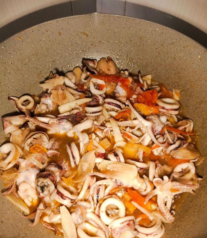 Foto resep Cumi Saos Mentega Simpel
