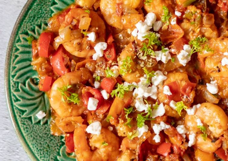 Prawn Saganaki π¬π· π¦