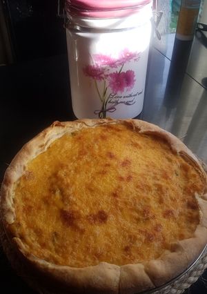Una foto de Tarta de cebolla