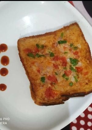 A picture of Bread pizza.