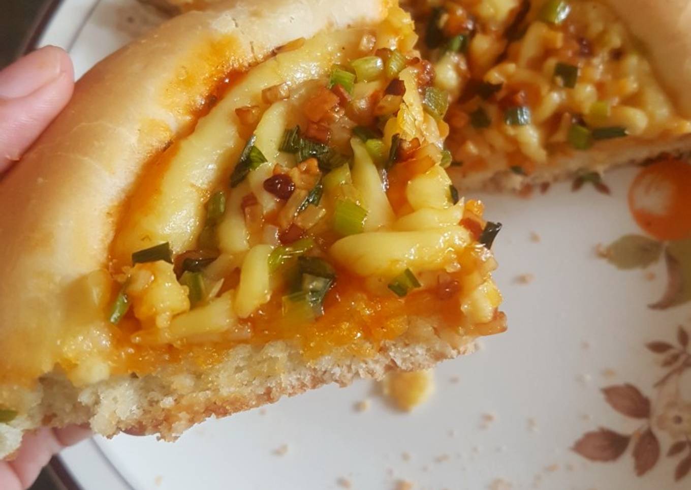 Garlic honey chesee pizza(anti gagal)