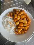 Curry de Poireaux et Tofu au piment