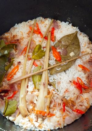 Foto resep Nasi liwet ricecooker