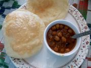 A picture of chole kabuli chana
