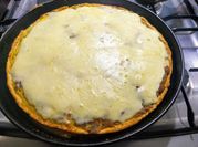 Una foto de tarta de ciboulette