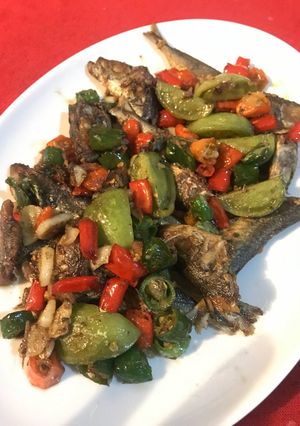 Foto resep Ikan asin pelangi