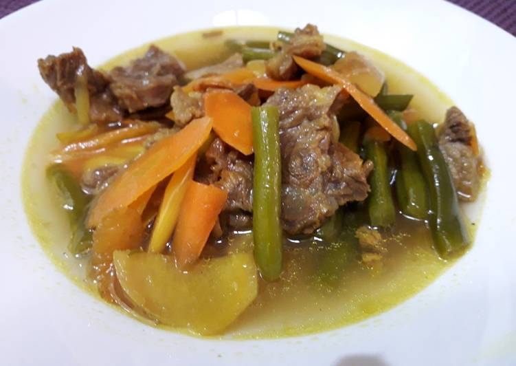 Daging sayur kuning