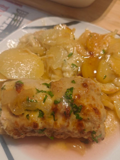 Una foto de Solomillo al horno con queso provolone