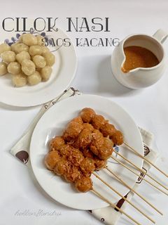 Foto resep Cilok nasi saos kacang