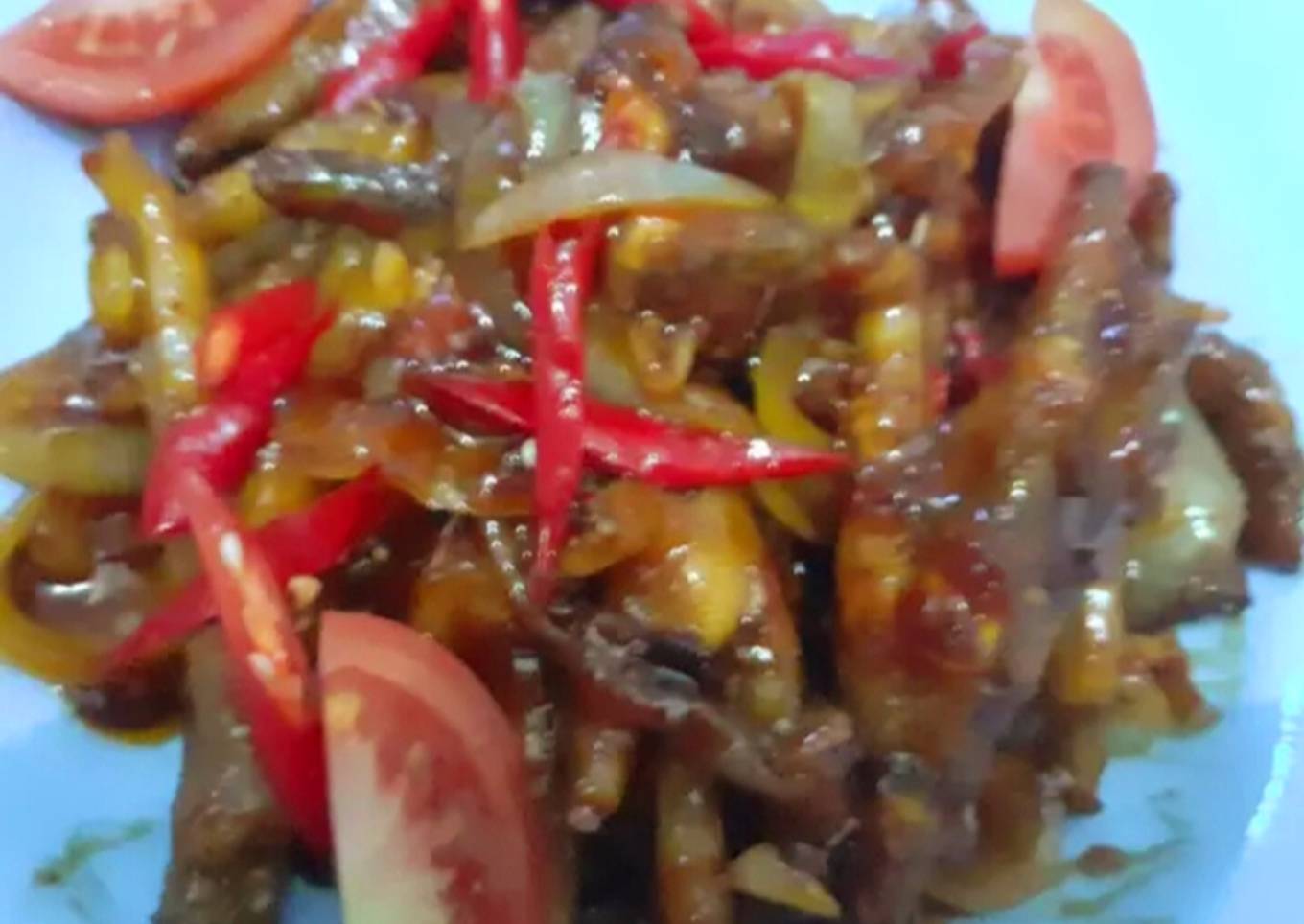 Ceker ayam pedes asam manis