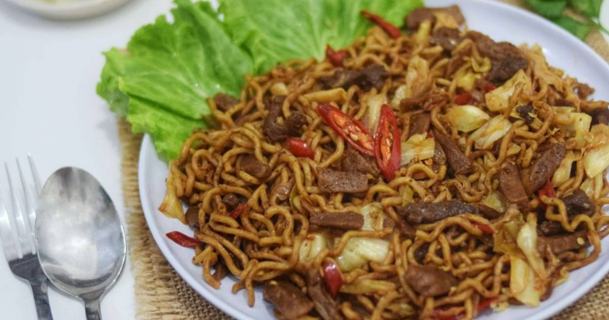Resep Mie Goreng Rendang oleh kreasivinagoest - Cookpad