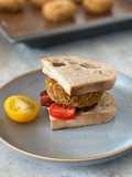 Burger di lenticchie al forno