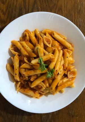 A picture of Italian pasta.