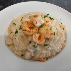 A picture of McPhee's Creamy Seafood Risotto.