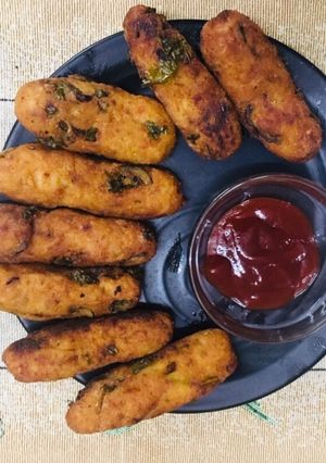 A picture of Maggi noodles kabab.