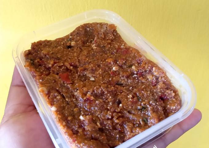 Resep Sambal Kacang Stok Oleh Dessy Solehyanti Cookpad