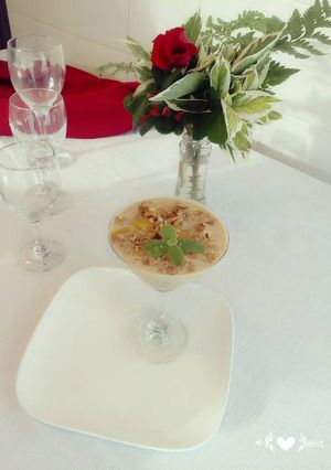 Una foto de Postre de frutas y quinoa