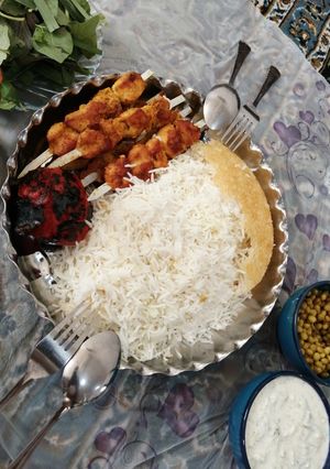عکسی از دستور برنج و جوجه