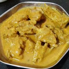 A picture of Mutton sambar.
