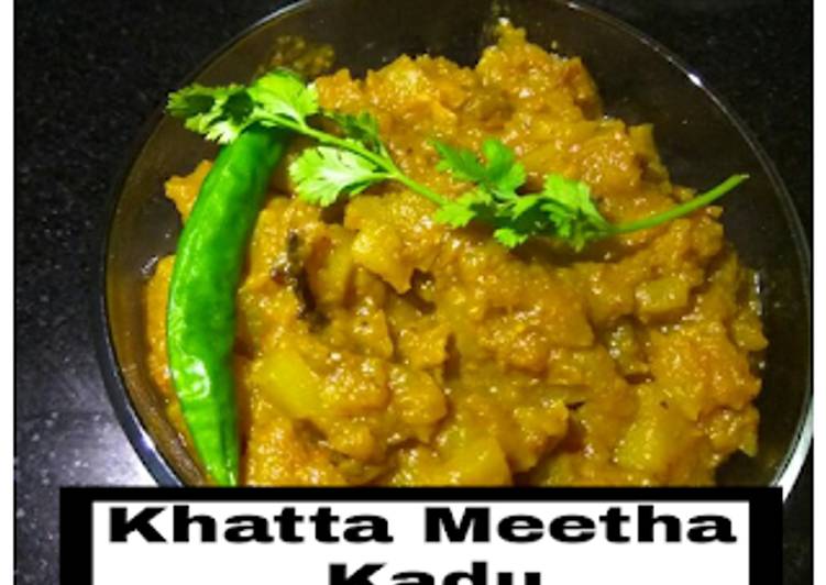 Step-by-Step Guide to Make Yummy Sweet and Sour Pumpkin/Khatta Meeta Kaddu