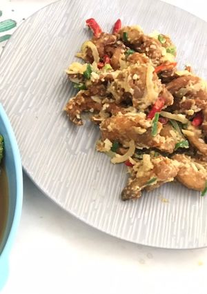 Foto resep Udang telor asin