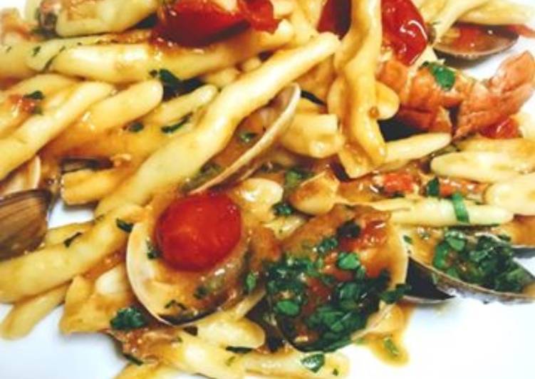 Trofie ai frutti di mare