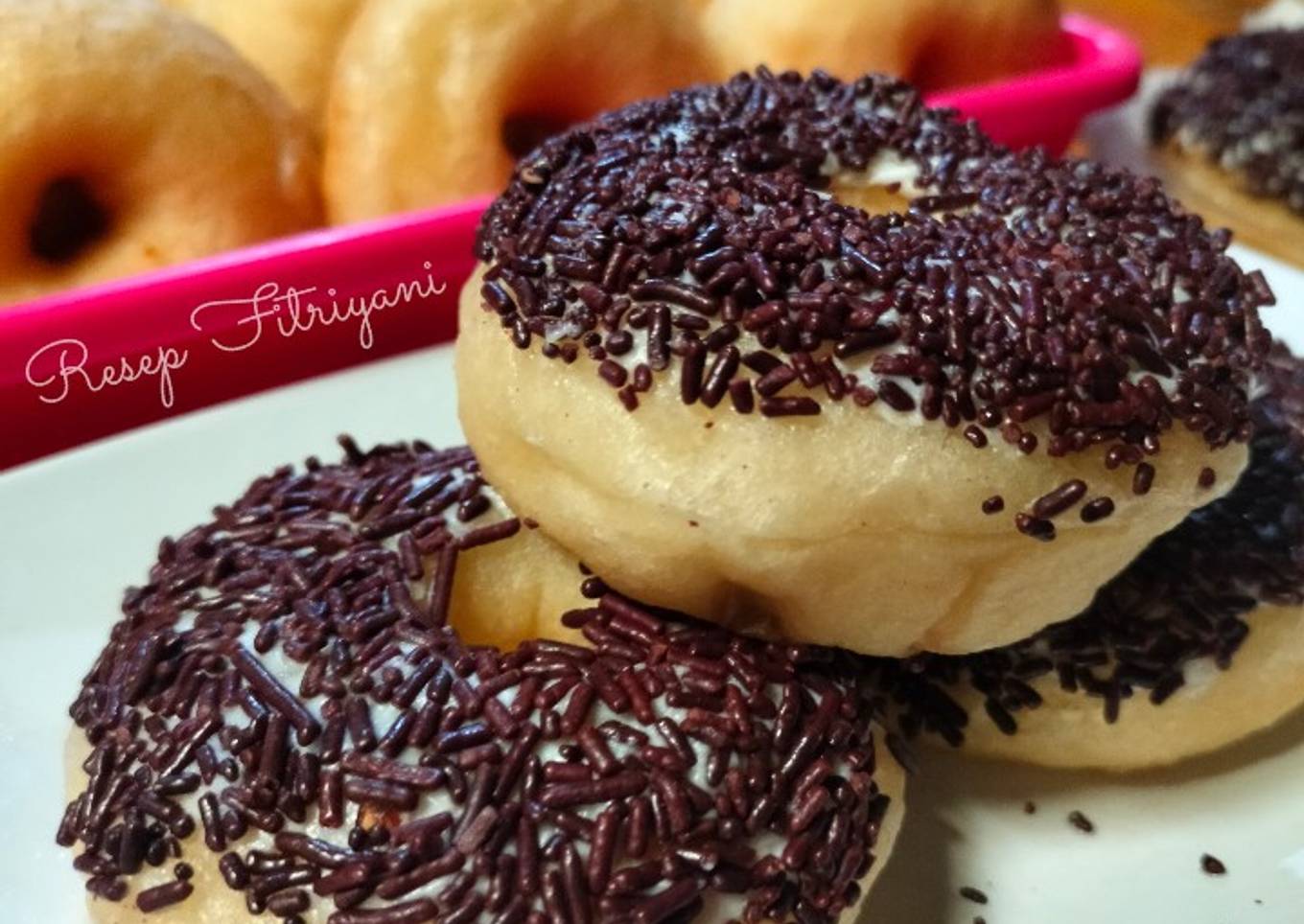 Donat Susu Mentega Putih #Dapur Fitri