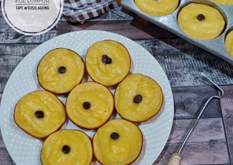 Resep Kue lumpur tape | Bahan Membuat Kue lumpur tape Yang Lezat Sekali