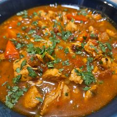 A picture of Chicken Tortilla Soup.