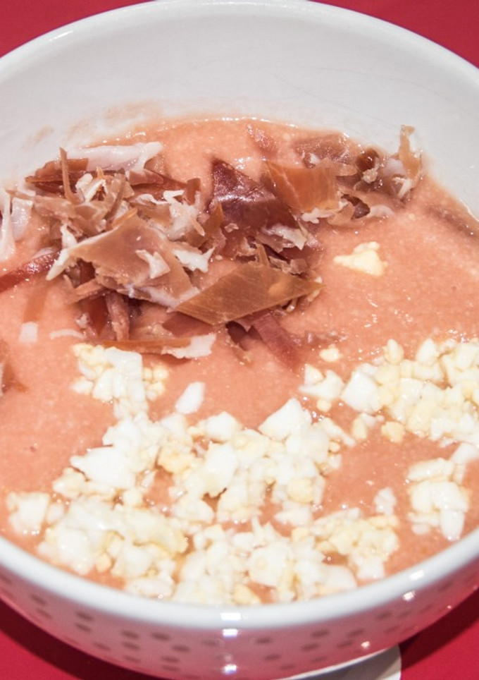 Una foto de Salmorejo