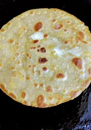 A picture of Bajre ki Meethi Roti.