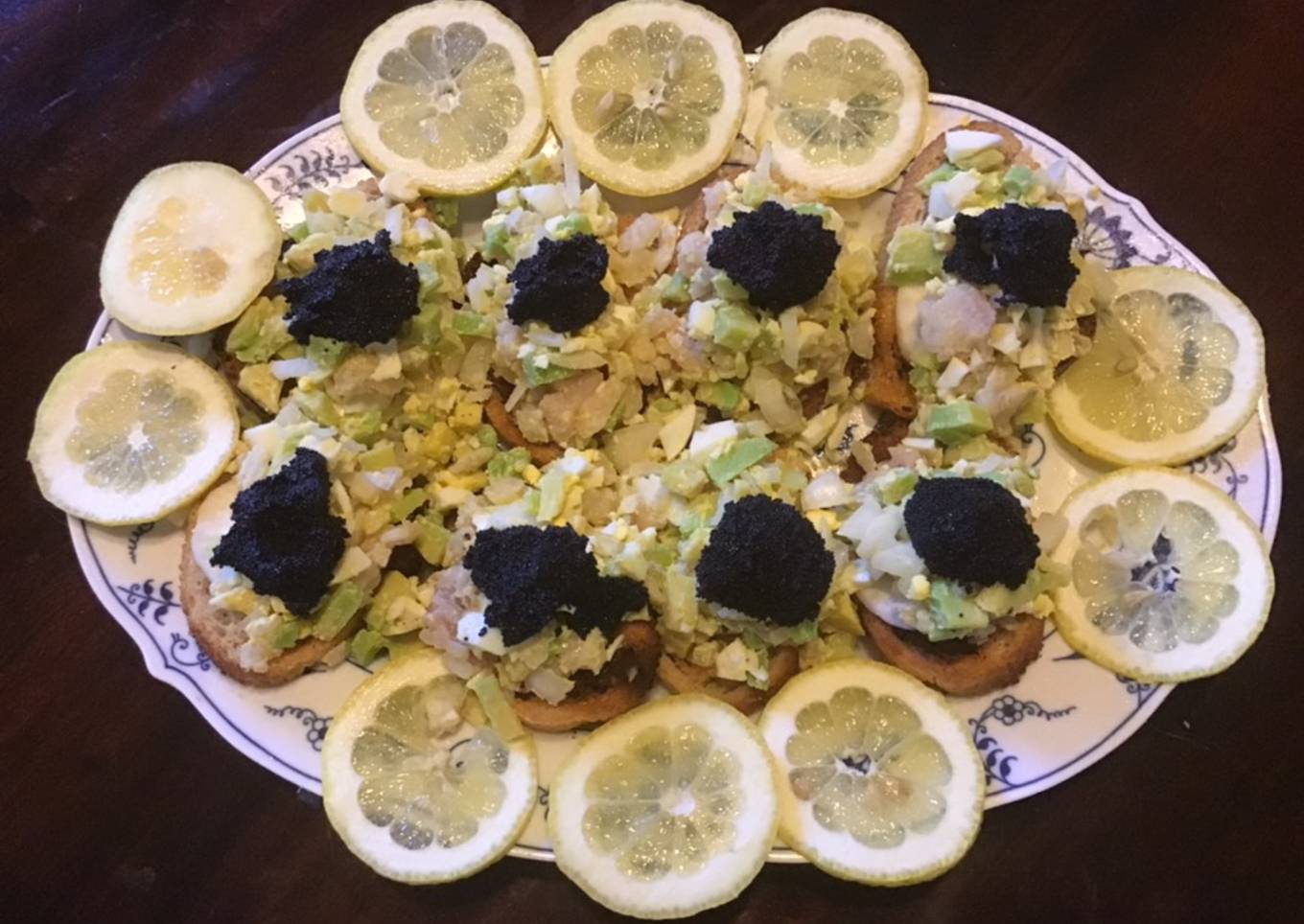 California Farm Trout Tartare Caviar