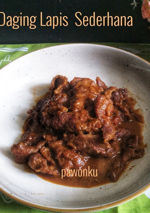 Foto resep 407. Daging Lapis Sederhana