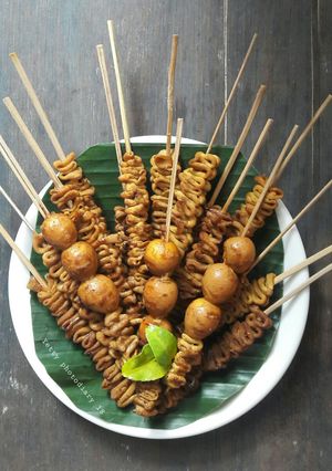 Foto resep Sate Usus Telor Puyuh ala angkringan