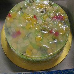 A picture of Crystal fruit cake.